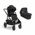 Joie Versiti Signature Single To Double Pushchair + Ramble XL Carrycot - Eclipse