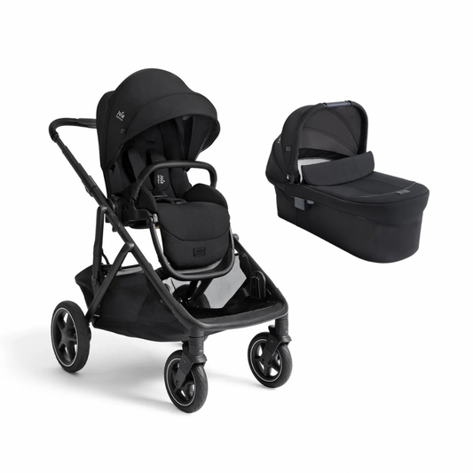 Joie Versiti Signature Single To Double Pushchair + Ramble XL Carrycot - Eclipse