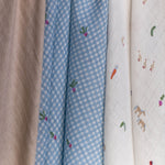 Avery Row 3 Pack Organic Baby Muslin Squares - Little Farm
