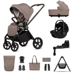Venicci Claro2 Ultimate 13 Piece Travel System Bundle - Almond