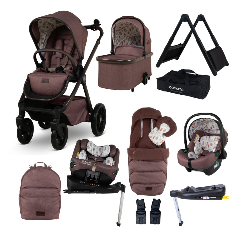 Cosatto Giggle 4 Special Edition All Stage Home and Travel Bundle - Bear Hug