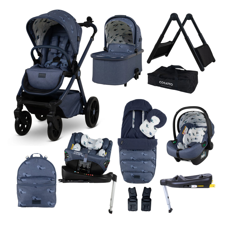 Cosatto Giggle 4 Special Edition All Stage Home and Travel Bundle - Skylark