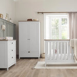 Tutti Bambini Verona 3 Piece Room Set - White/Oak