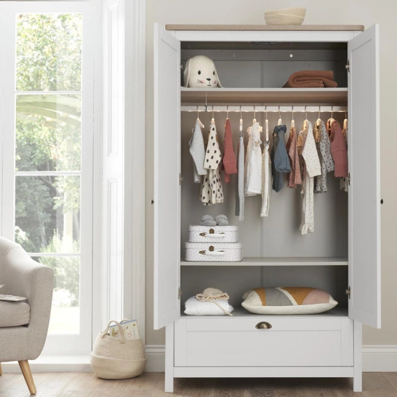 Tutti Bambini Verona 3 Piece Room Set - White/Oak