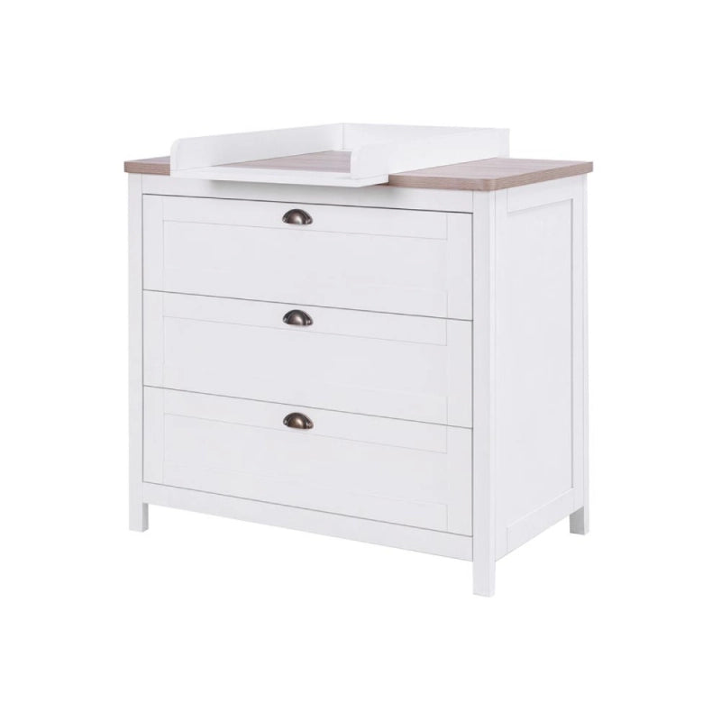 Tutti Bambini Verona 3 Piece Room Set - White/Oak