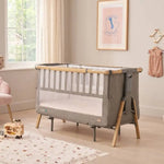 Tutti Bambini CoZee XL - Complete Birth to 4+ Years Package - Oak/Charcoal