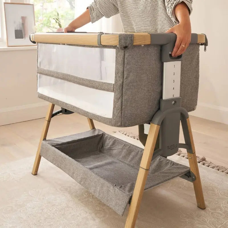 Tutti Bambini CoZee XL - Complete Birth to 4+ Years Package - Oak/Charcoal