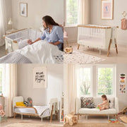 Tutti Bambini CoZee XL - Complete Birth to 4+ Years Package - Scandinavian Walnut/Ecru