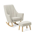 Tutti Bambini Jonah Rocking Chair and Footstool Set - Pebble