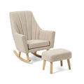 Tutti Bambini Jonah Rocking Chair and Footstool Set - Stone