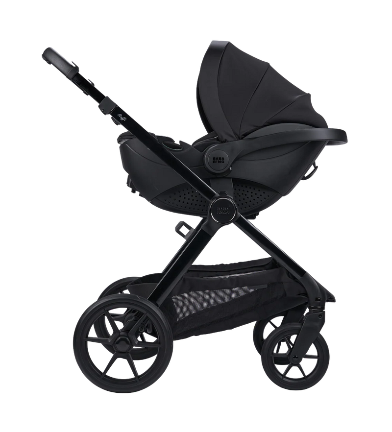 Bababing Raffi MKII 16 Piece Travel System and Home Bundle Inc 360 Car Seat + Isofix Base - Minky