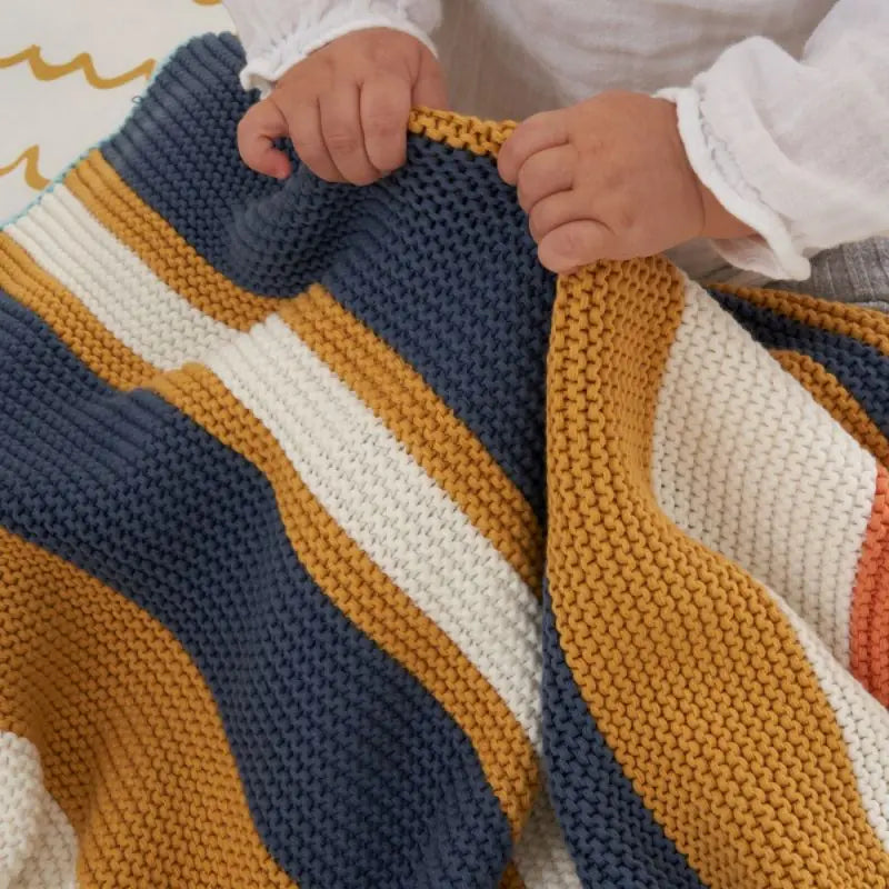 Tutti Bambini Our Planet Chunky Knitted Baby Blanket