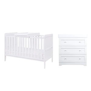 Tutti Bambini Rio 2 Piece Nursery Room Set – White