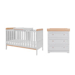 Tutti Bambini Rio 2 Piece Nursery Room Set – Dove Grey/Oak
