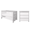 Tutti Bambini Modena 2 Piece Room Set - Ash Grey and White