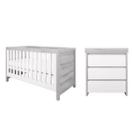 Tutti Bambini Modena 2 Piece Room Set - Ash Grey and White