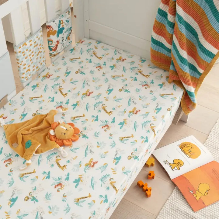 Tutti Bambini Pack of 2 Run Wild Cot Bed Fitted Sheets