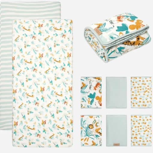 Tutti Bambini Run Wild Cot Bed Bundle