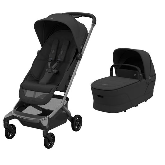 Maxi-Cosi Fame Cabin Stroller + Carrycot - Onyx Black