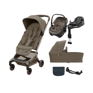 Maxi-Cosi Fame Cabin Zero G Coral Slide Pro Travel System Bundle - Oak Truffle