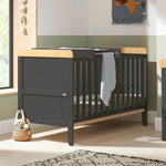 Tutti Bambini Rio 2 Piece Nursery Room Set – Slate Grey/Oak