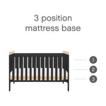 Tutti Bambini Rio 2 Piece Nursery Room Set – Slate Grey/Oak