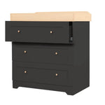Tutti Bambini Rio 2 Piece Nursery Room Set – Slate Grey/Oak