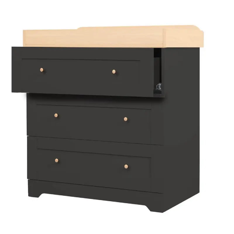 Tutti Bambini Rio 2 Piece Nursery Room Set – Slate Grey/Oak