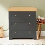 Tutti Bambini Rio 2 Piece Nursery Room Set – Slate Grey/Oak