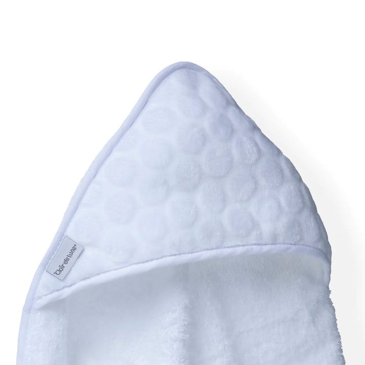 Clair De Lune Marshmallow Hooded Towel - White