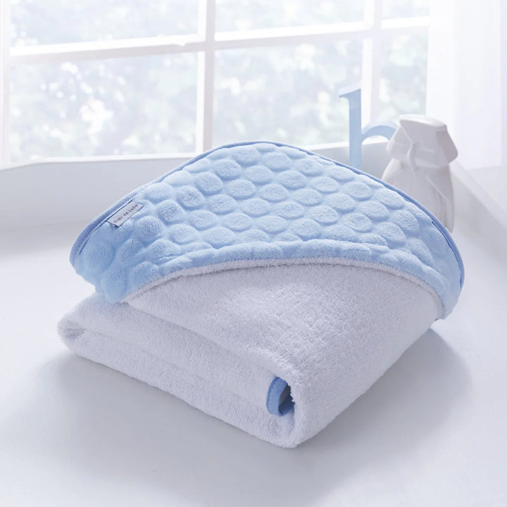 Clair De Lune Marshmallow Hooded Towel - Blue