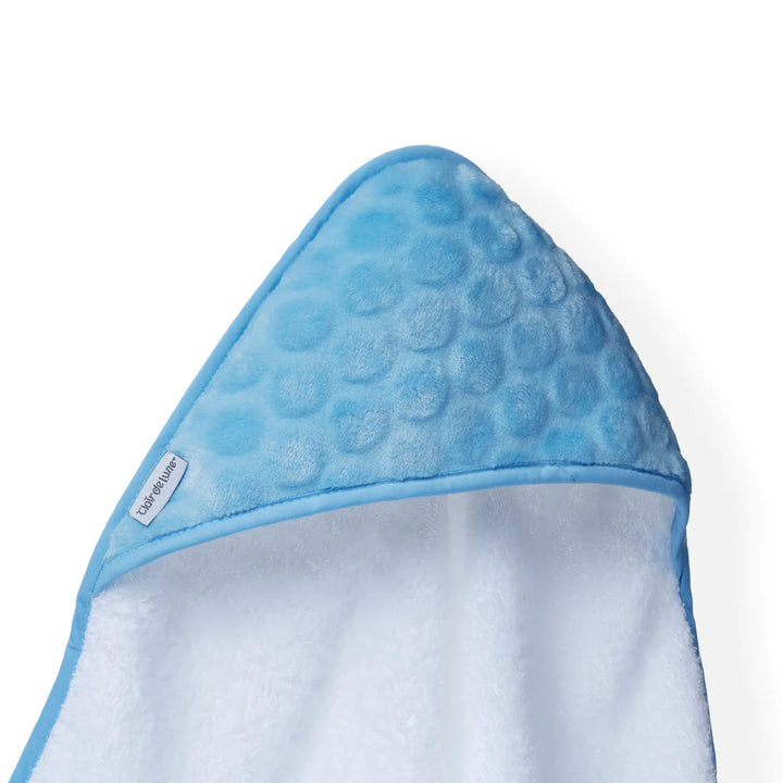 Clair De Lune Marshmallow Hooded Towel - Blue