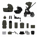 Hunter x Venicci Special Edition Upline3 4in1 Luxury Travel System Bundle - Dark Olive