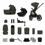 Hunter x Venicci Special Edition Upline3 4in1 Luxury Travel System Bundle - Dark Olive