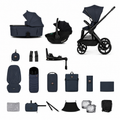 Hunter x Venicci Special Edition Upline3 4in1 Luxury Travel System Bundle - Navy