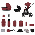 Hunter x Venicci Special Edition Upline3 3in1 Travel System Bundle - Red