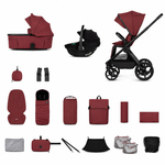 Hunter x Venicci Special Edition Upline3 3in1 Travel System Bundle - Red