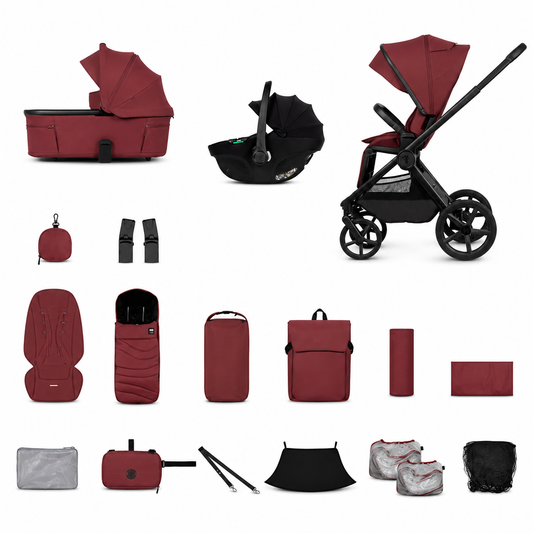 Hunter x Venicci Special Edition Upline3 3in1 Travel System Bundle - Red