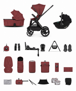 Hunter x Venicci Special Edition Upline3 4in1 Plus, Ultimate Travel System Bundle - Red