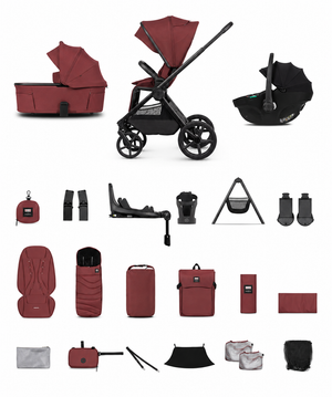 Hunter x Venicci Special Edition Upline3 4in1 Plus, Ultimate Travel System Bundle - Red