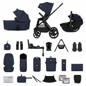 Hunter x Venicci Special Edition Upline3 4in1 Plus, Ultimate Travel System Bundle - Navy
