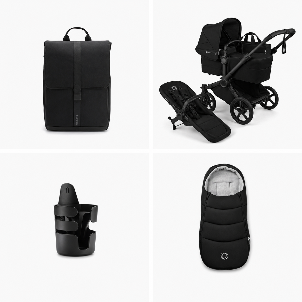 Bugaboo Donkey 6 Single Essentials Bundle - Heritage Black