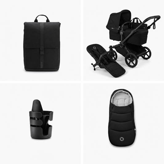 Bugaboo Donkey 6 Single Essentials Bundle - Heritage Black