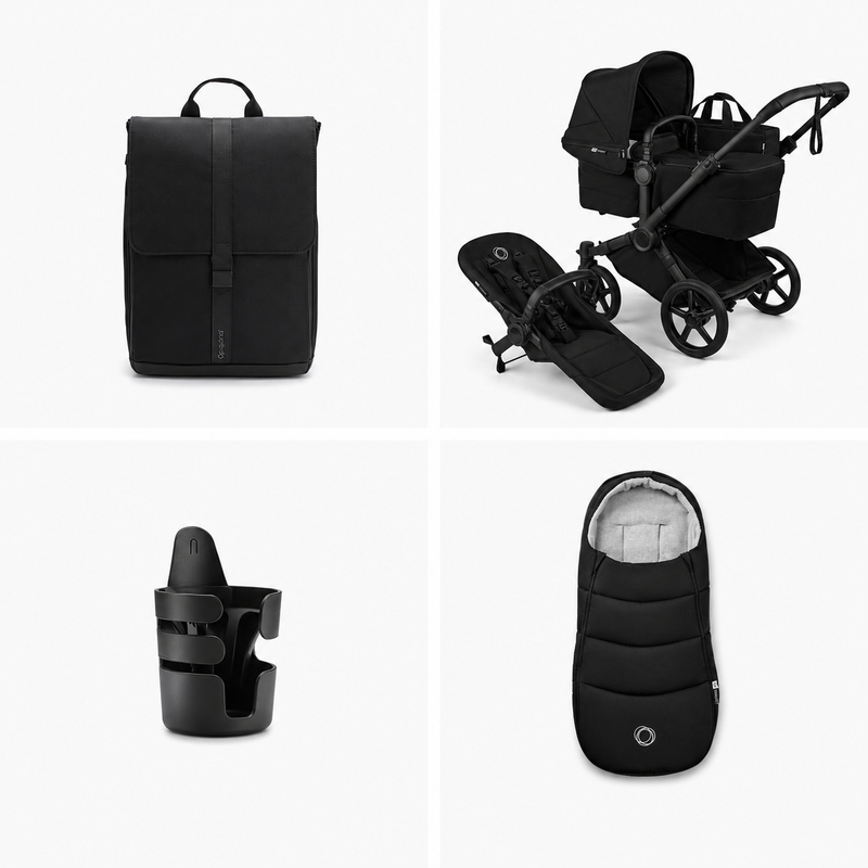 Bugaboo Donkey 6 Single Essentials Bundle - Heritage Black