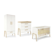 Babystyle Arendelle 3PC Furniture Set - White / Natural