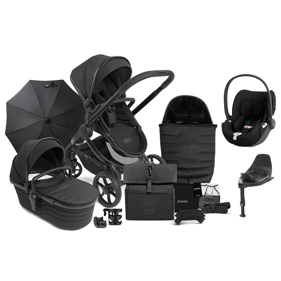 iCandy Peach 7 Studio Complete Travel System Inc Cloud T + 360 Base Bundle