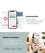 Babymoov Swoon Evolution Connect App-Connected Baby Swing