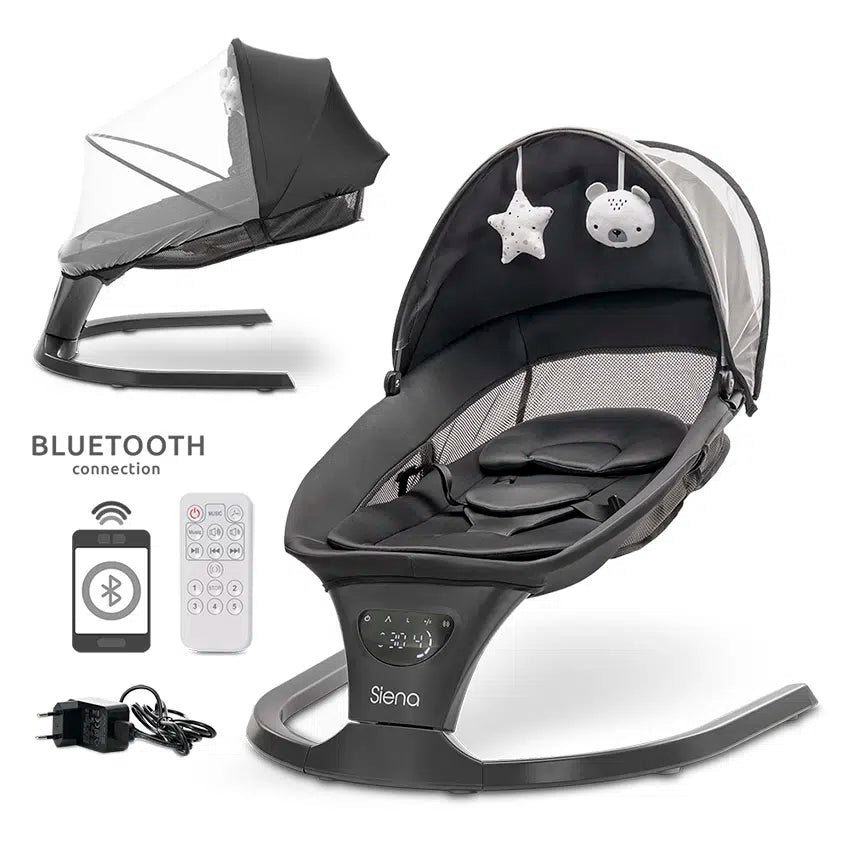 Lorelli Electric Baby Rocker Siena – Graphite