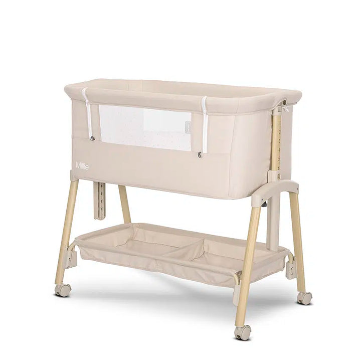 Lorelli Millie Bedside Crib - Beige