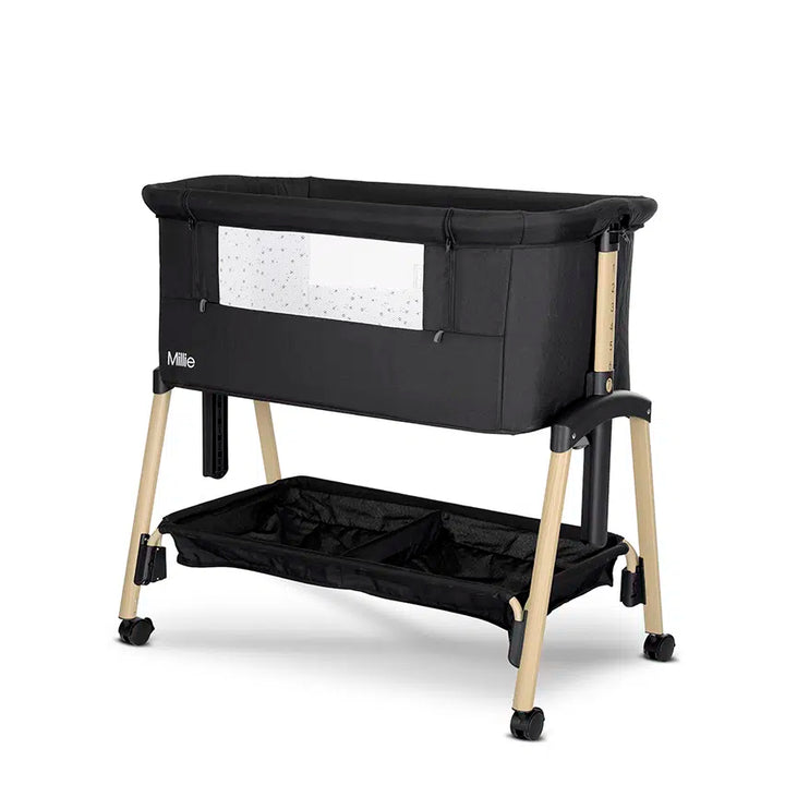 Lorelli Millie Bedside Crib - Black